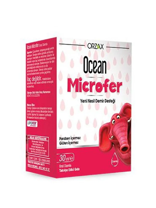 Orzax Ocean Microfer Takviye Edici Gıda 30 ml - Damla